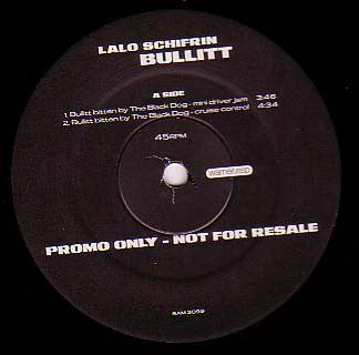 Lalo Schifrin : Bullitt: The Black Dog Remixes (12", Promo)