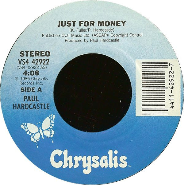 Paul Hardcastle : Just For Money (7")