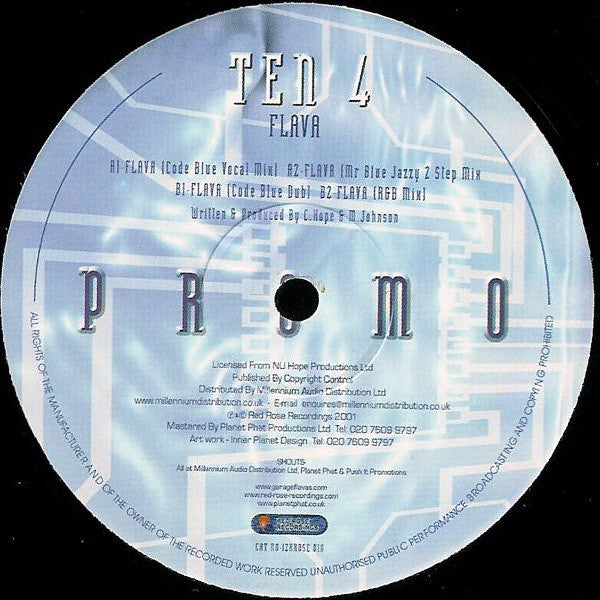 Ten 4 : Flava (12", Promo)