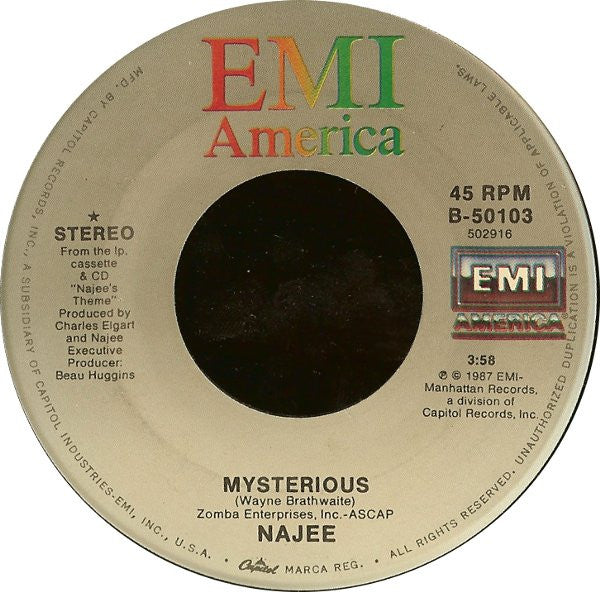 Najee : Mysterious (7")