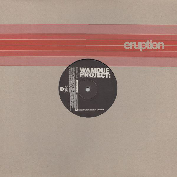 Wamdue Project : Where Do We Go? (12", Single, Promo)