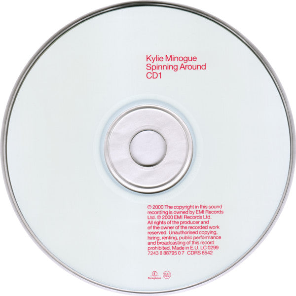 Kylie Minogue : Spinning Around (CD, Single, Enh, CD1)