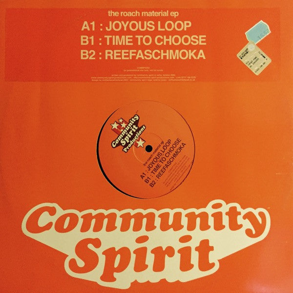 Community Spirit : The Roach Material EP (12")