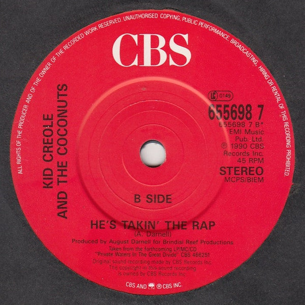 Kid Creole And The Coconuts : The Sex Of It (7", Single)