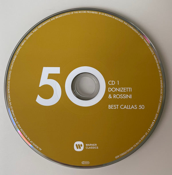 Maria Callas : Best Callas 50 (3xCD, RE + Box)