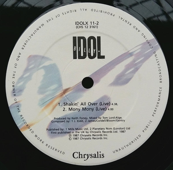 Billy Idol : Mony Mony (12", Single)
