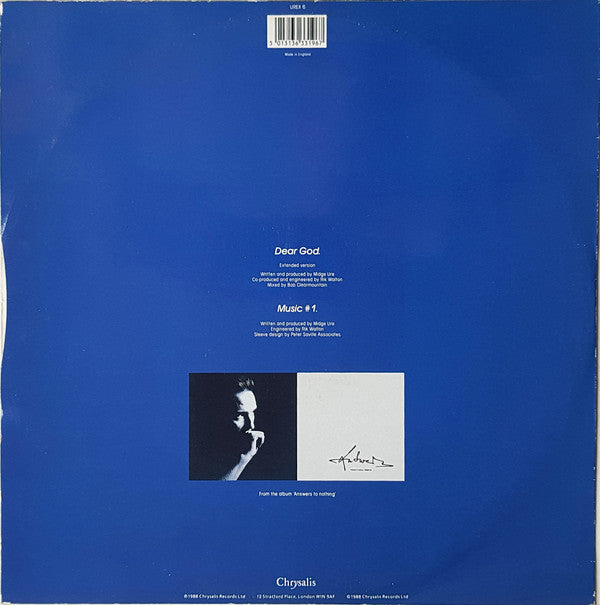 Midge Ure : Dear God (12", Single)