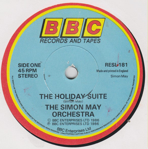 The Simon May Orchestra : The Holiday Suite (7", Single)