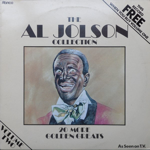 Al Jolson : The Al Jolson Collection (20 Golden Greats / 20 More Golden Greats) (2xLP, Comp, Mono)