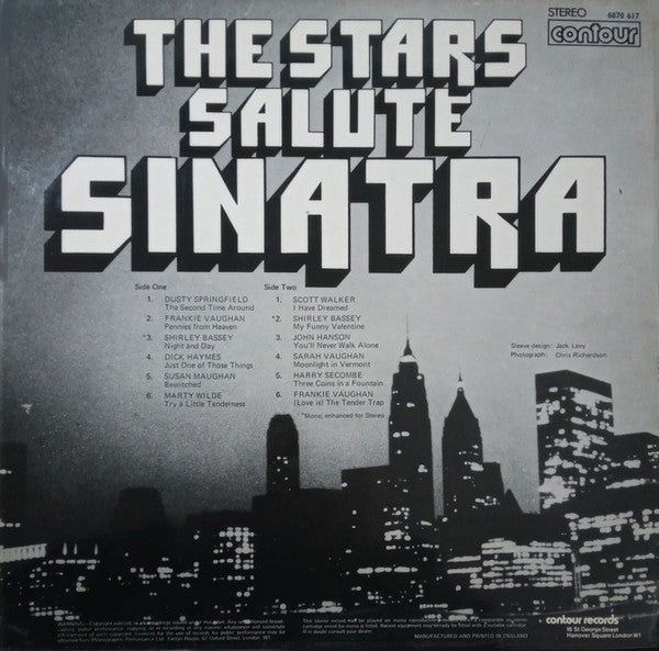 Various : The Stars Salute Sinatra (LP, Comp)