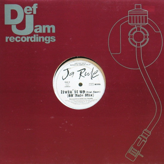 Ja Rule : Livin' It Up (12", Promo)