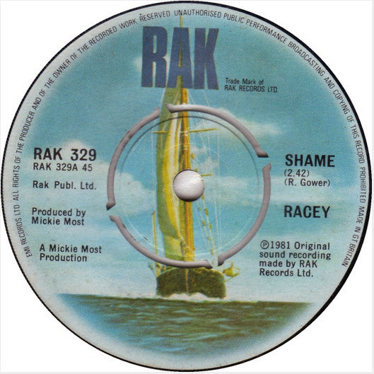 Racey : Shame (7")
