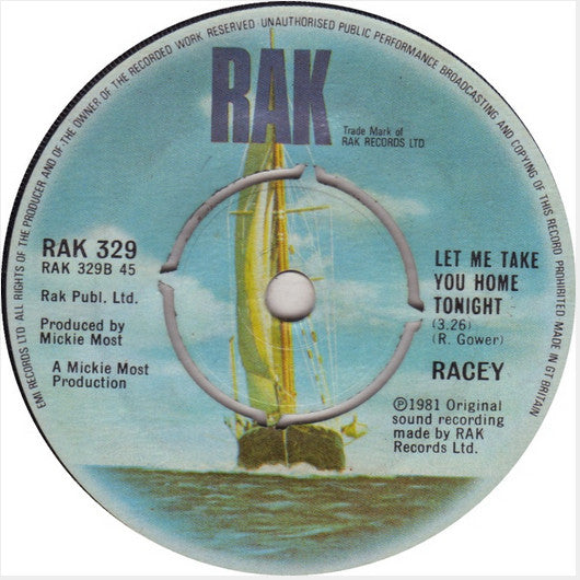 Racey : Shame (7")