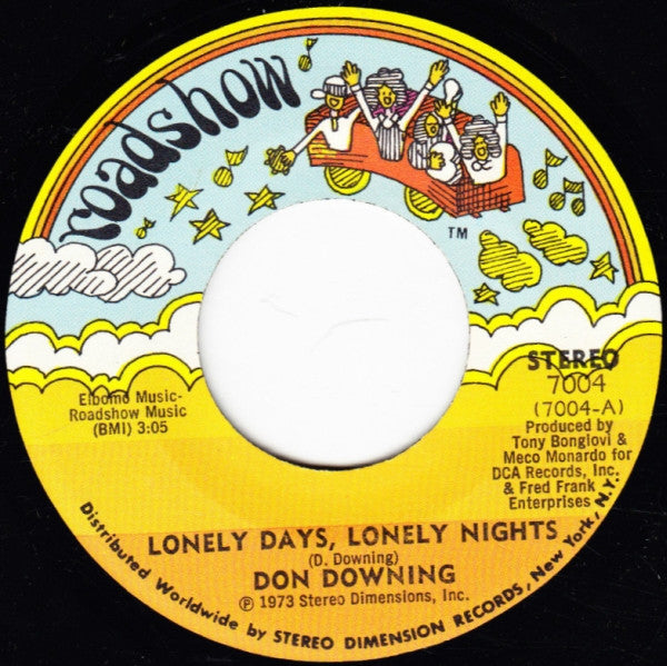 Don Downing : Lonely Days, Lonely Nights (7", Single)