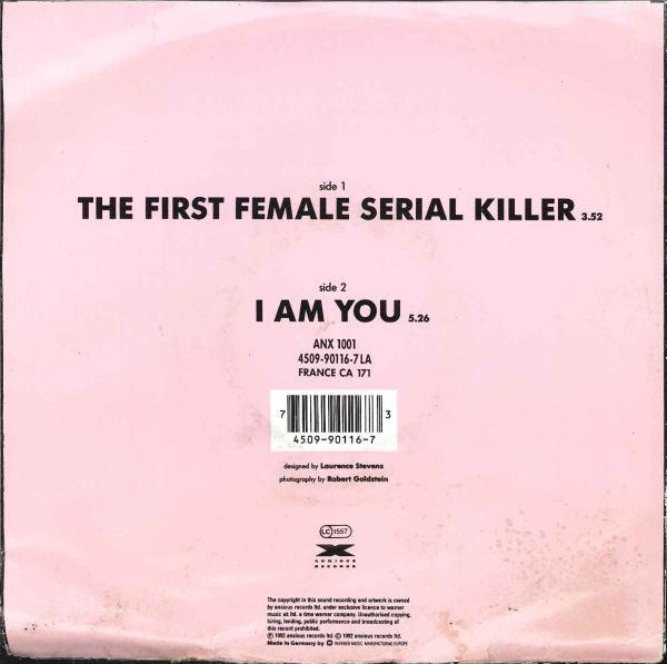 Miss World : The First Female Serial Killer (7", Single)