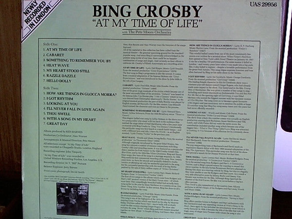 Bing Crosby : At My Time Of Life (LP, Comp)