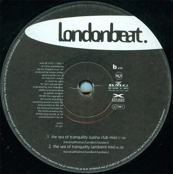 Londonbeat : That's How I Feel About  You (12")