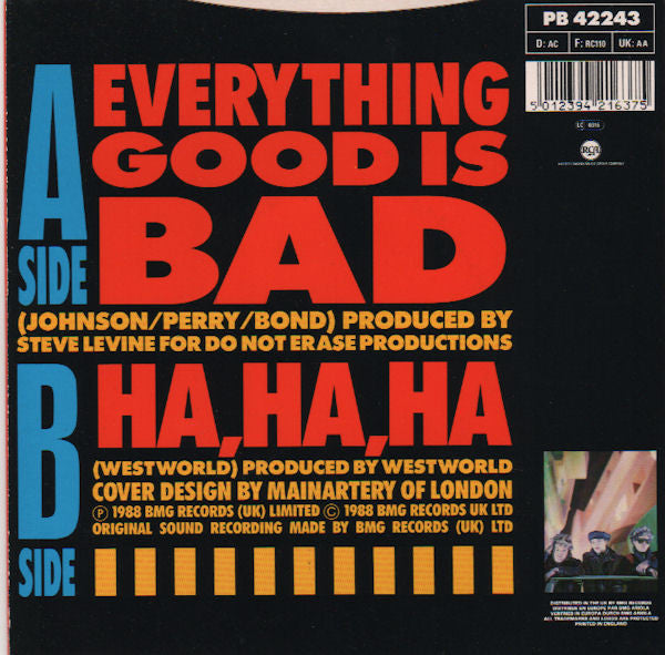 Westworld (2) : Everything Good Is Bad (7", Single)