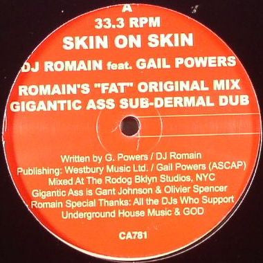 DJ Romain Ft. Gail Powers : Skin On Skin (12")