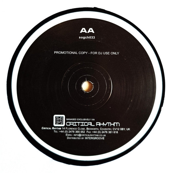 Keenan vs. Anderson Feat ENDC : Drift Away (12", Promo)