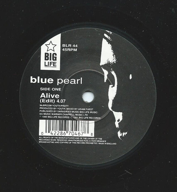 Blue Pearl : Alive (7", Single)