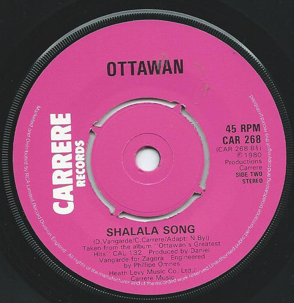 Ottawan : Crazy Music (7", Single)