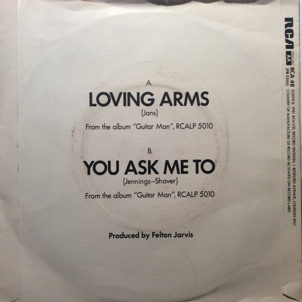 Elvis* : Loving Arms  (7", Single)