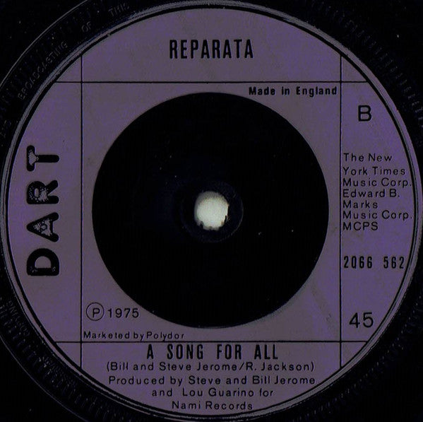 Reparata : Shoes (7", Single, Mau)