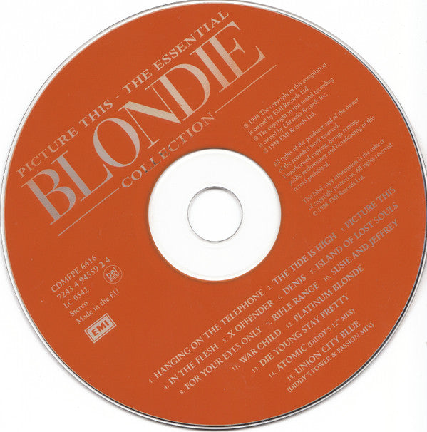 Blondie : Picture This - The Essential Blondie Collection (CD, Comp)