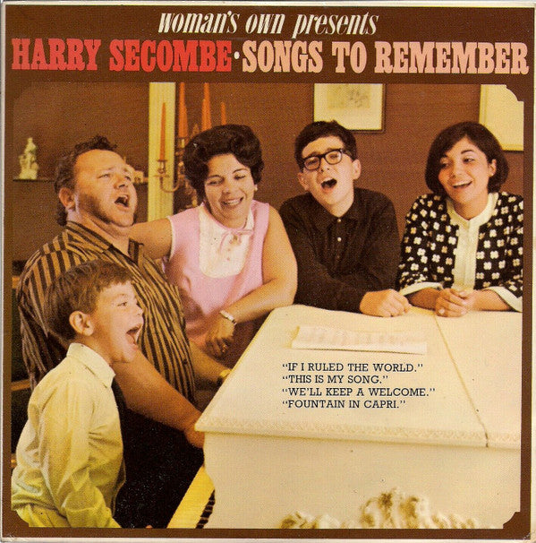 Harry Secombe : Songs To Remember (7", EP)