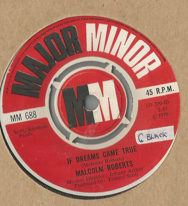 Malcolm Roberts : We Can Make It Girl (7")