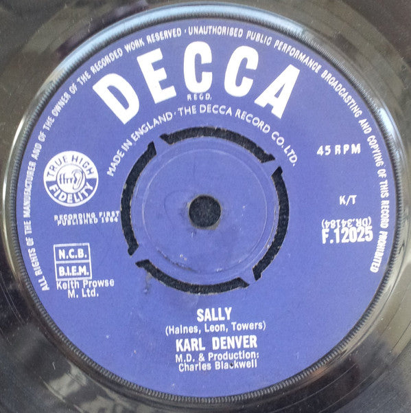 Karl Denver : Swanee River (7")