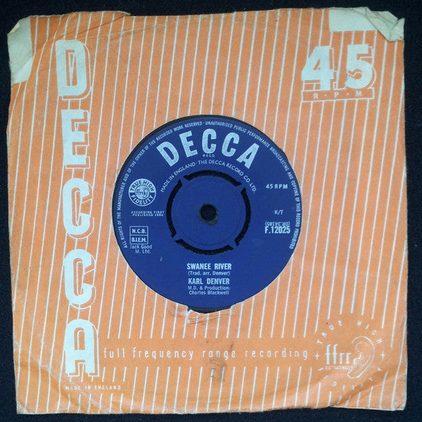 Karl Denver : Swanee River (7")