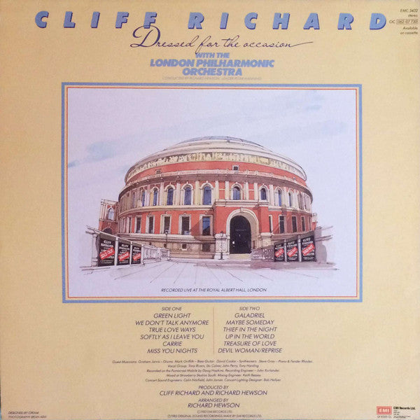 Cliff Richard With The London Philharmonic Orchestra* : Dressed For The Occasion (LP, Album)