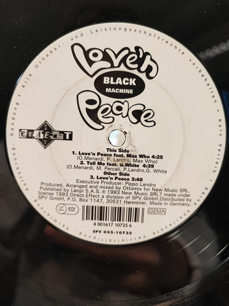 Black Machine : Love'n Peace (12")