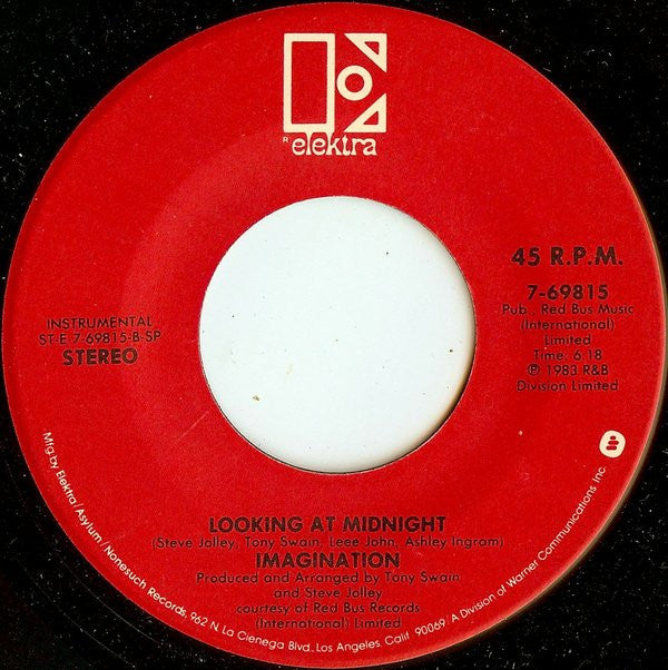 Imagination : Looking At Midnight (7", Single)