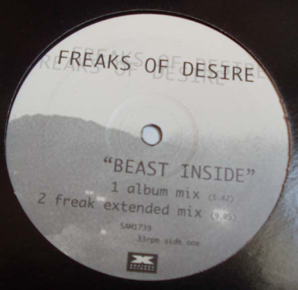 Freaks Of Desire : Beast Inside (12", Single, Promo)