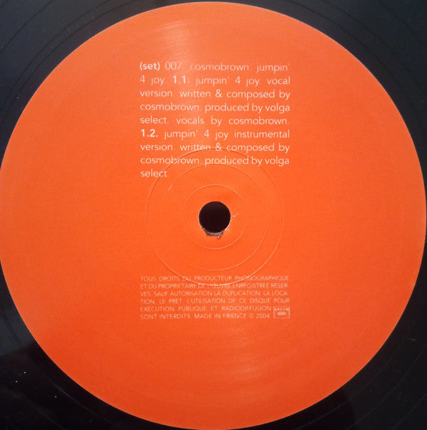 Cosmobrown : Jumpin' 4 Joy (12")