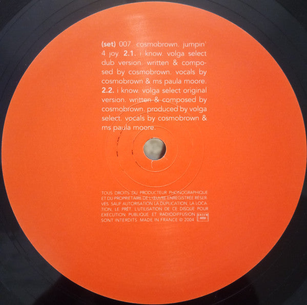 Cosmobrown : Jumpin' 4 Joy (12")