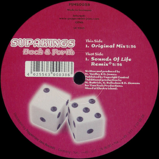 Supakings* : Back & Forth (12")