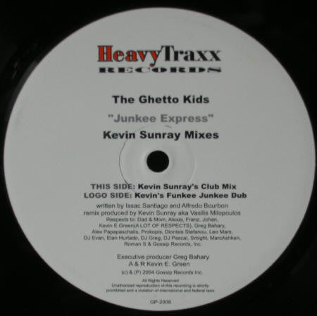 The Ghetto Kids : Junkee Express (Kevin Sunray Mixes) (12")