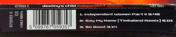 Destiny's Child : Independent Women Part II (CD, Single, Ltd)