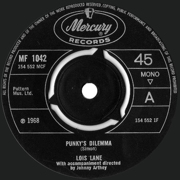 Lois Lane (3) : Punky's Dilemma (7", Mono)