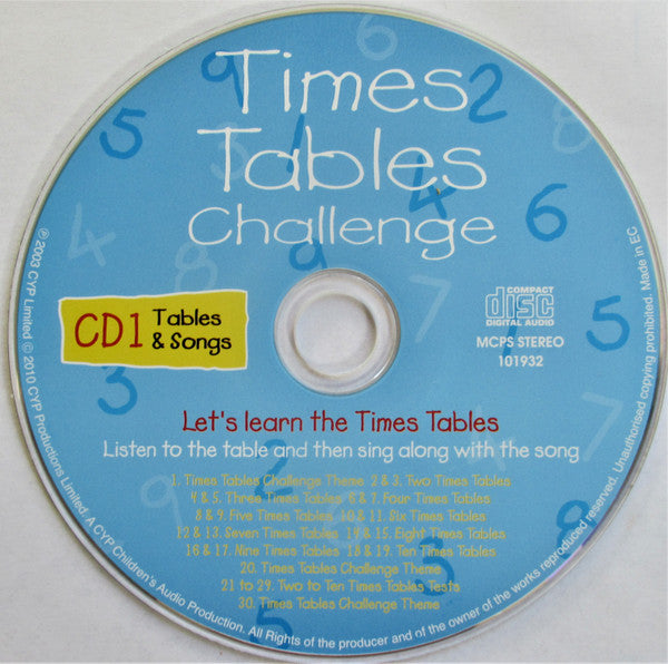 Various : Times Tables Challenge (2xCD)