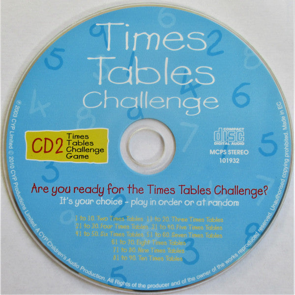 Various : Times Tables Challenge (2xCD)