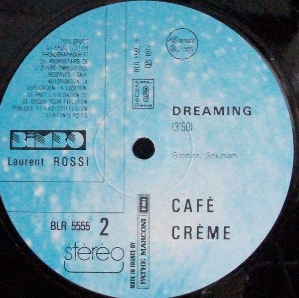 Café Crème : Citations Ininterrompues (12")