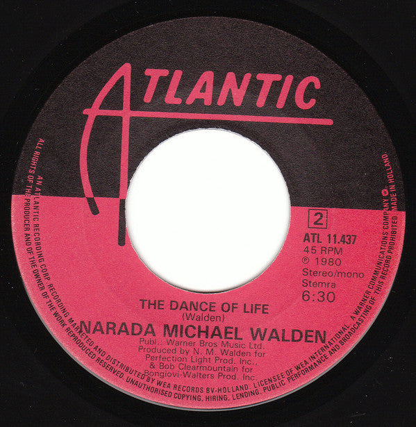 Narada Michael Walden : Tonight I'm Allright (7", Single)