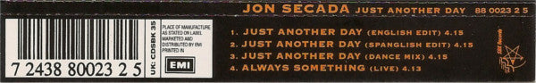 Jon Secada : Just Another Day (CD, Single)