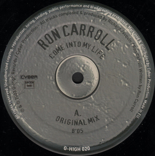 Ron Carroll : Come Into My Life (12")