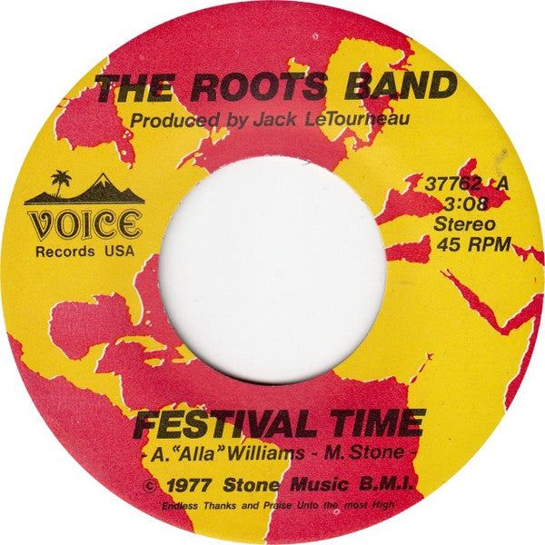 The Roots Band (3) : Festival Time / Silent Night (7", Single)